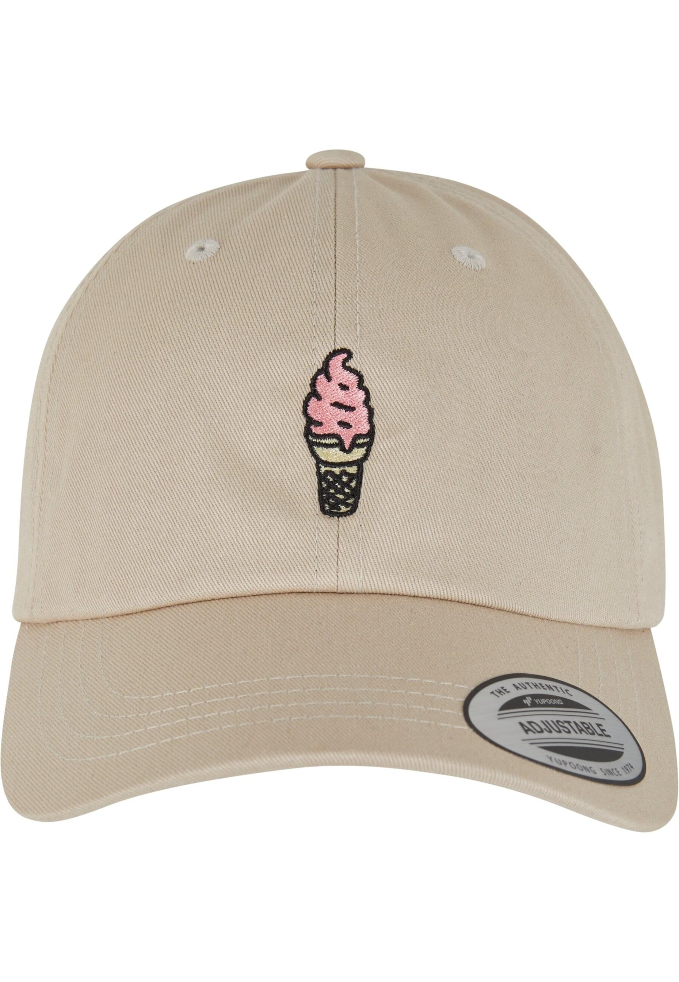 Cappello da baseball 'Ice Cream' di Mister Tee in grigio