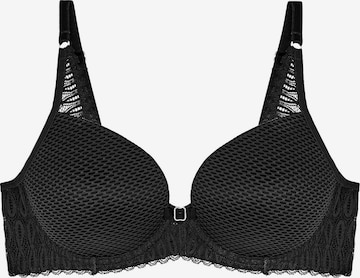 TRIUMPH T-shirt Bra ' Aura Spotlight ' in Black: front