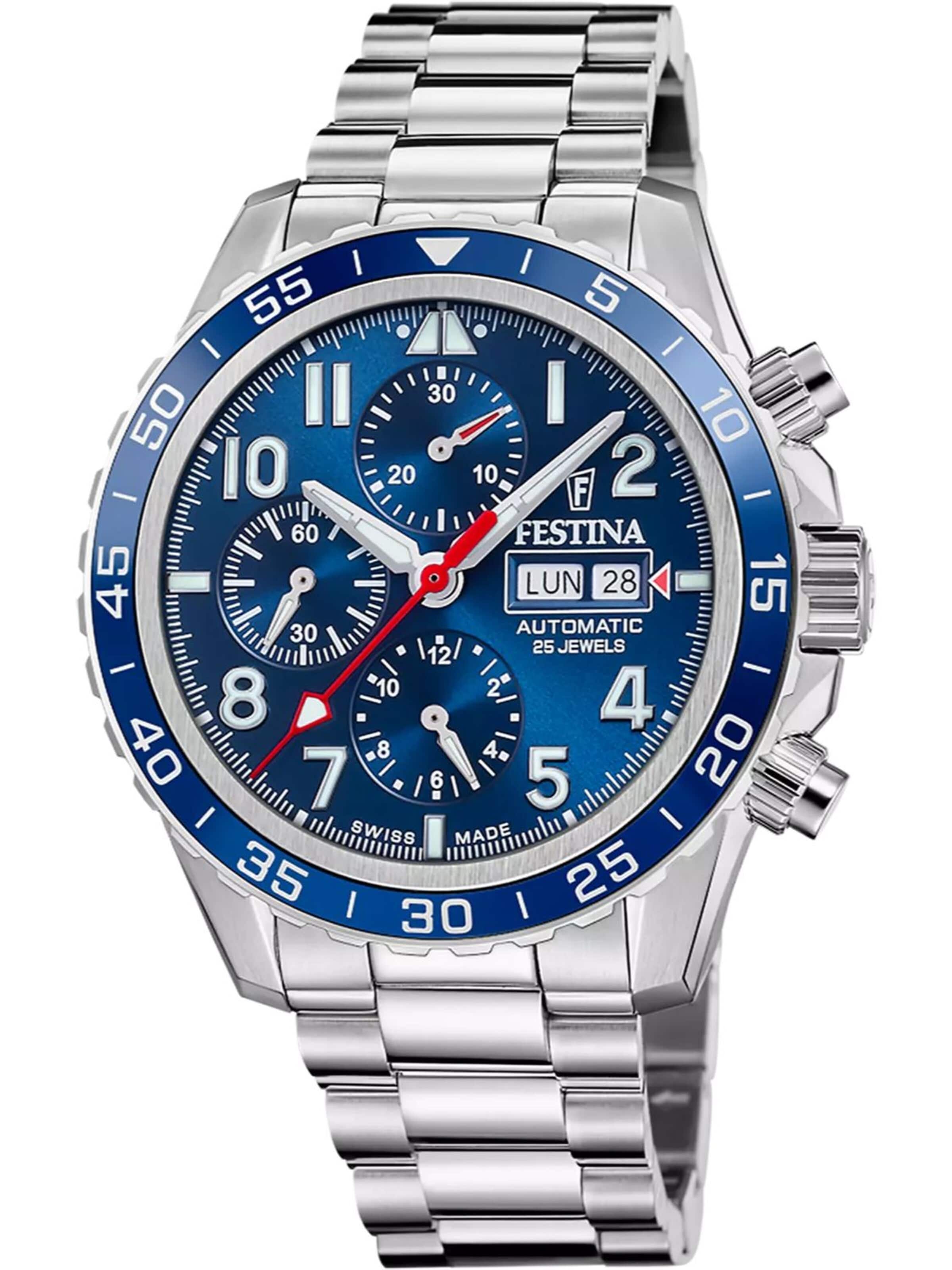 FESTINA Analoog horloge in Blauw: voorkant