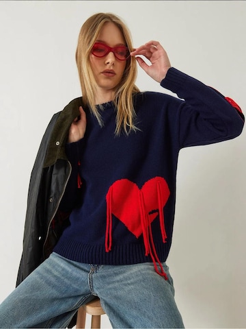 Pull-over 'Pullover' Bianco Lucci en mélange de couleurs