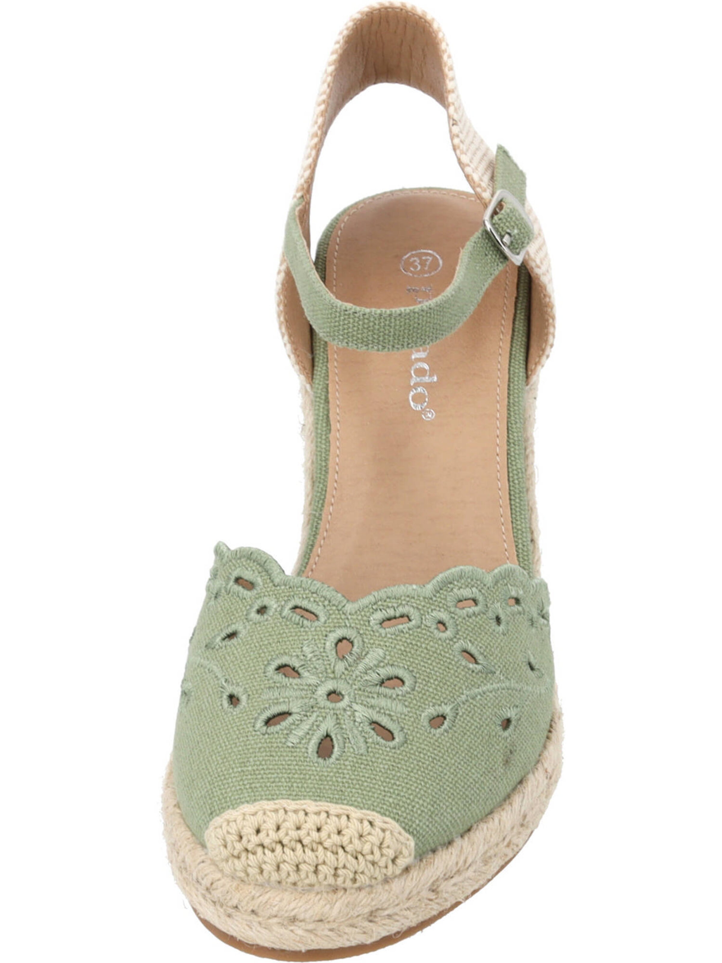 Palado Keilsandalette 'Enrona' in Grün