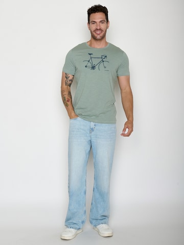 GREENBOMB Shirt 'Spice Bike Crop' in Groen