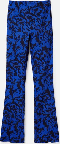 Desigual Flared Pants 'Ferrara' in Blue: front