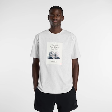 T-Shirt '574' new balance en gris : devant