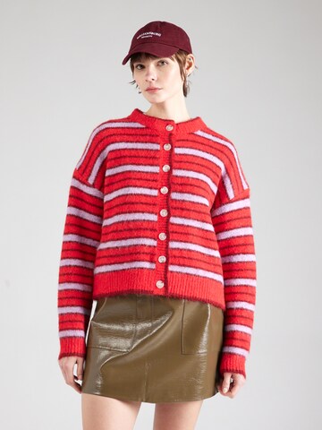 TOPSHOP Strickjacke in Rot: Vorderseite