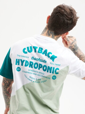 hydroponic - Camiseta 'Hydroponic Cutback Graphic T-Shirt' en Mezcla de colores