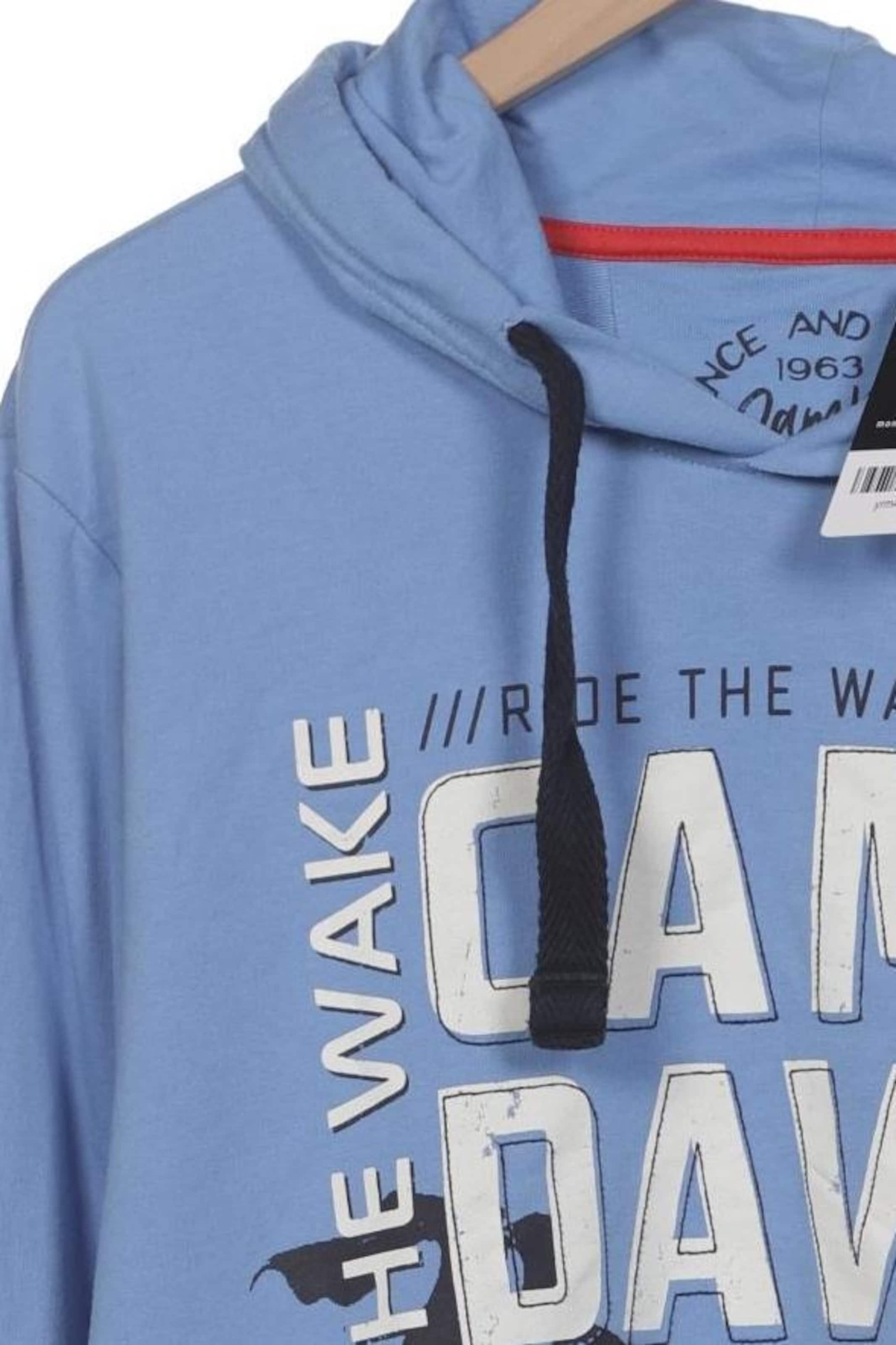 CAMP DAVID Sweatshirt & Zip-Up Hoodie in XXL in Blue