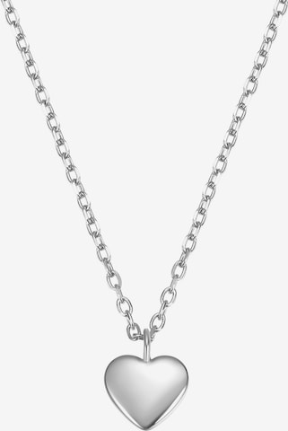 Hey Happiness - Cadena 'Love Heart' en plata: frente