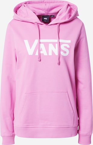 Sweat-shirt VANS en rose : devant