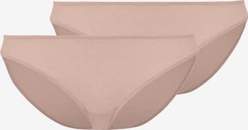 Hanro Slip 'Ultralight' in Beige: Vorderseite