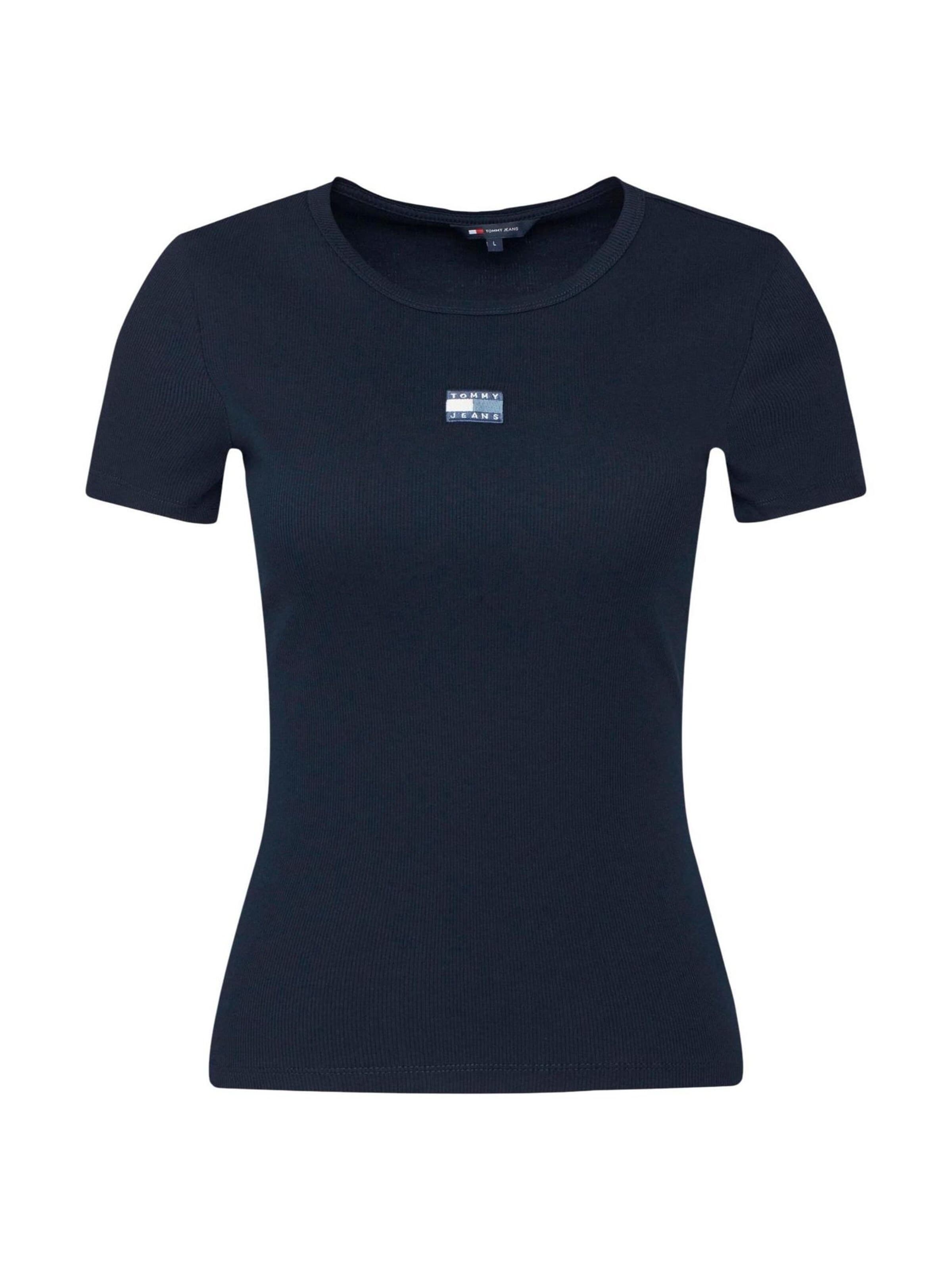 Maglietta 'TJW BADGE RIB DW0DW17881' di Tommy Jeans in blu: frontale