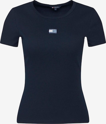 Maglietta 'TJW BADGE RIB DW0DW17881' di Tommy Jeans in blu: frontale