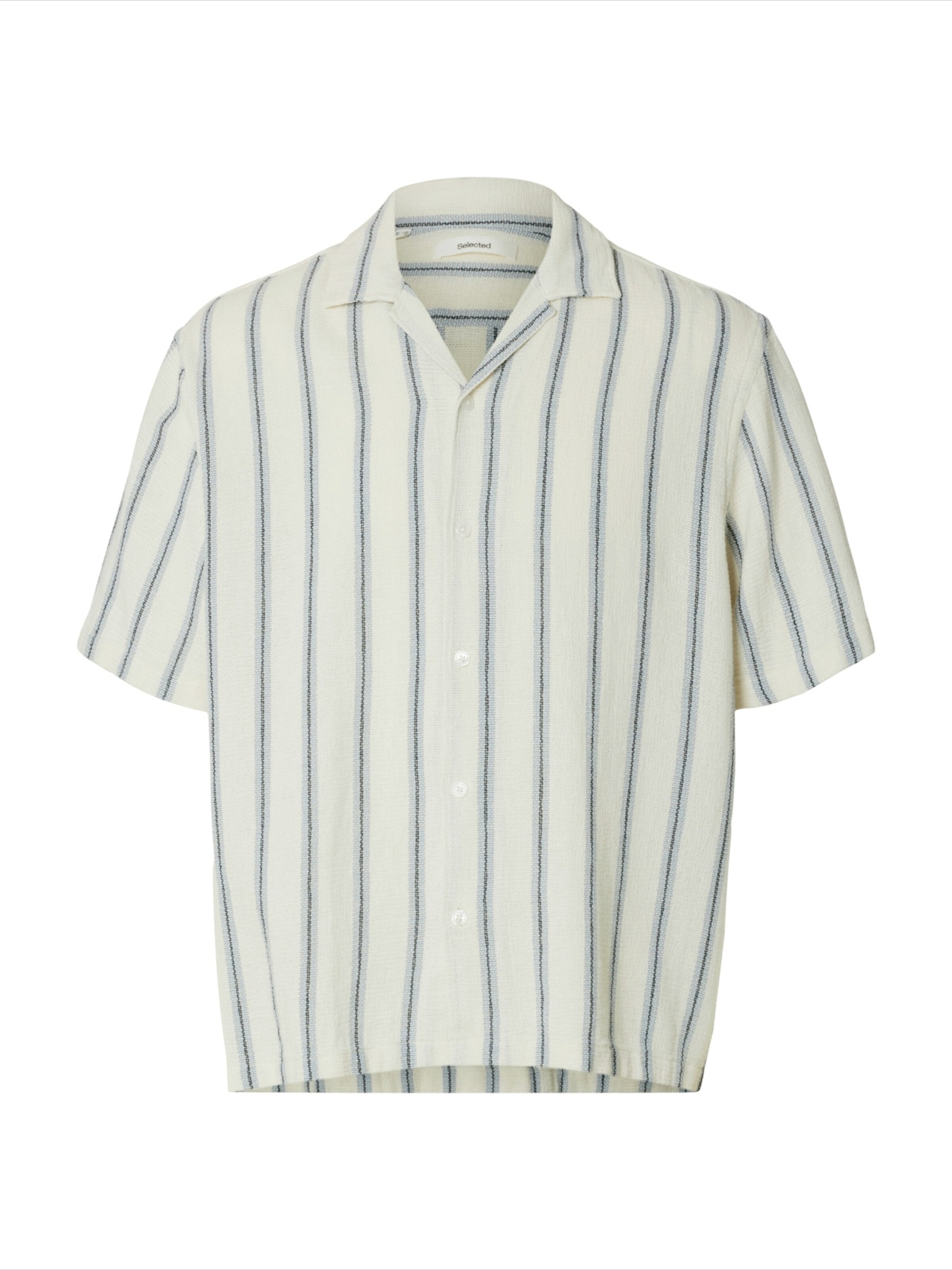 Chemise 'SLHCAL' SELECTED en blanc : devant