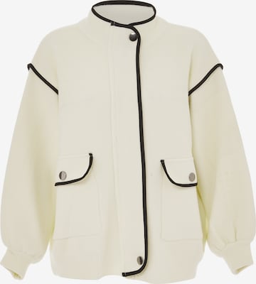 CHANI Knit cardigan in White: front