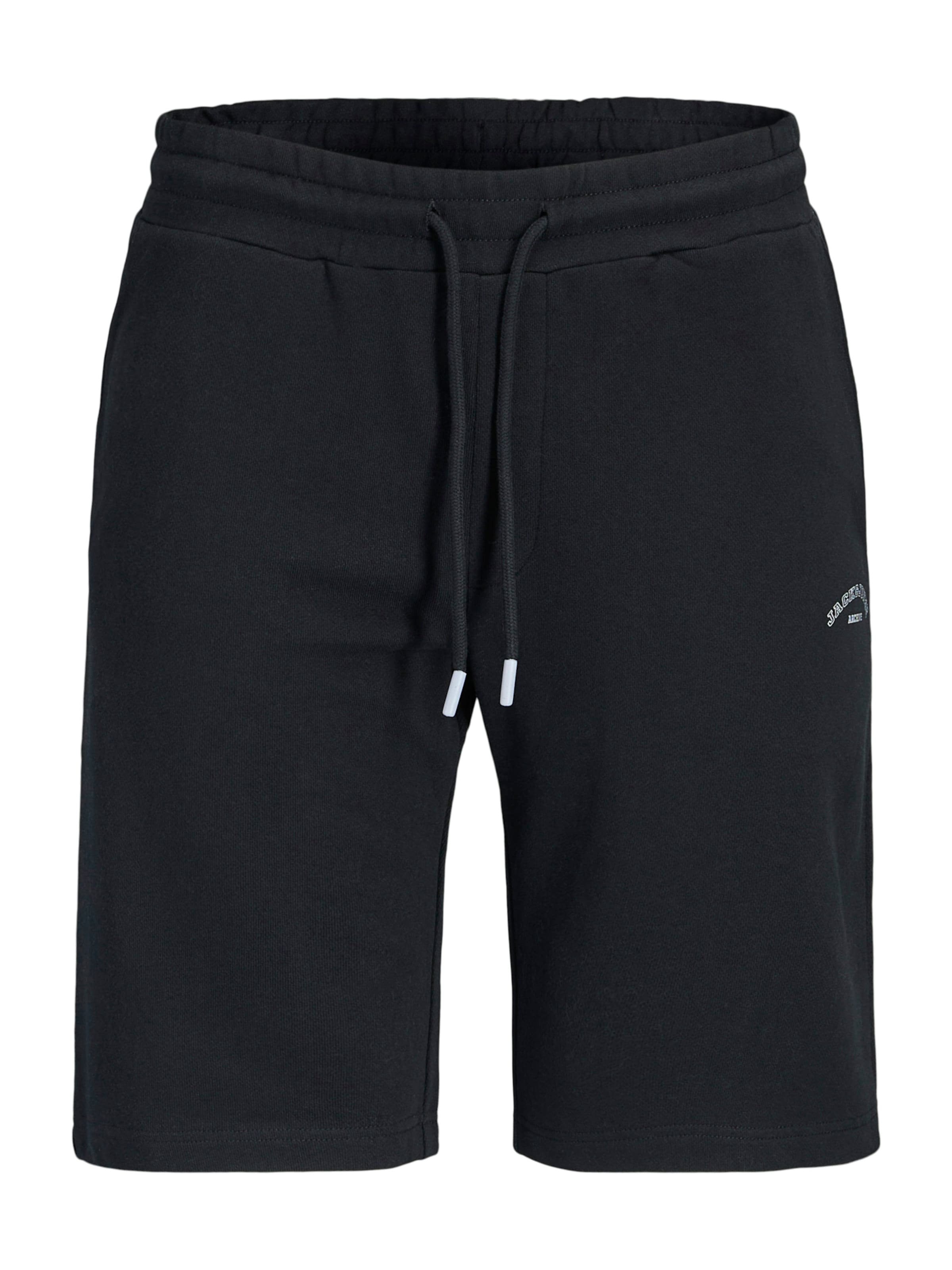 Regular Pantalon 'JPSTGORDON' Jack & Jones Plus en noir : devant