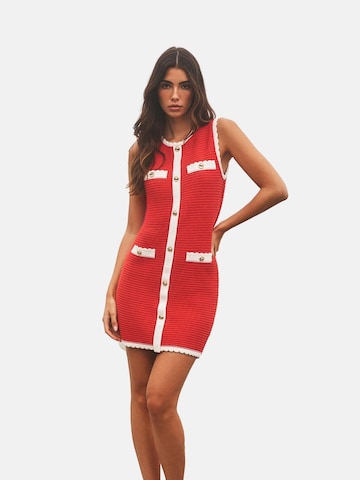 Robes en maille Lipsy en rouge : devant
