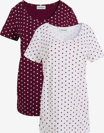 bonprix Umstandsshirts in Lila: Vorderseite
