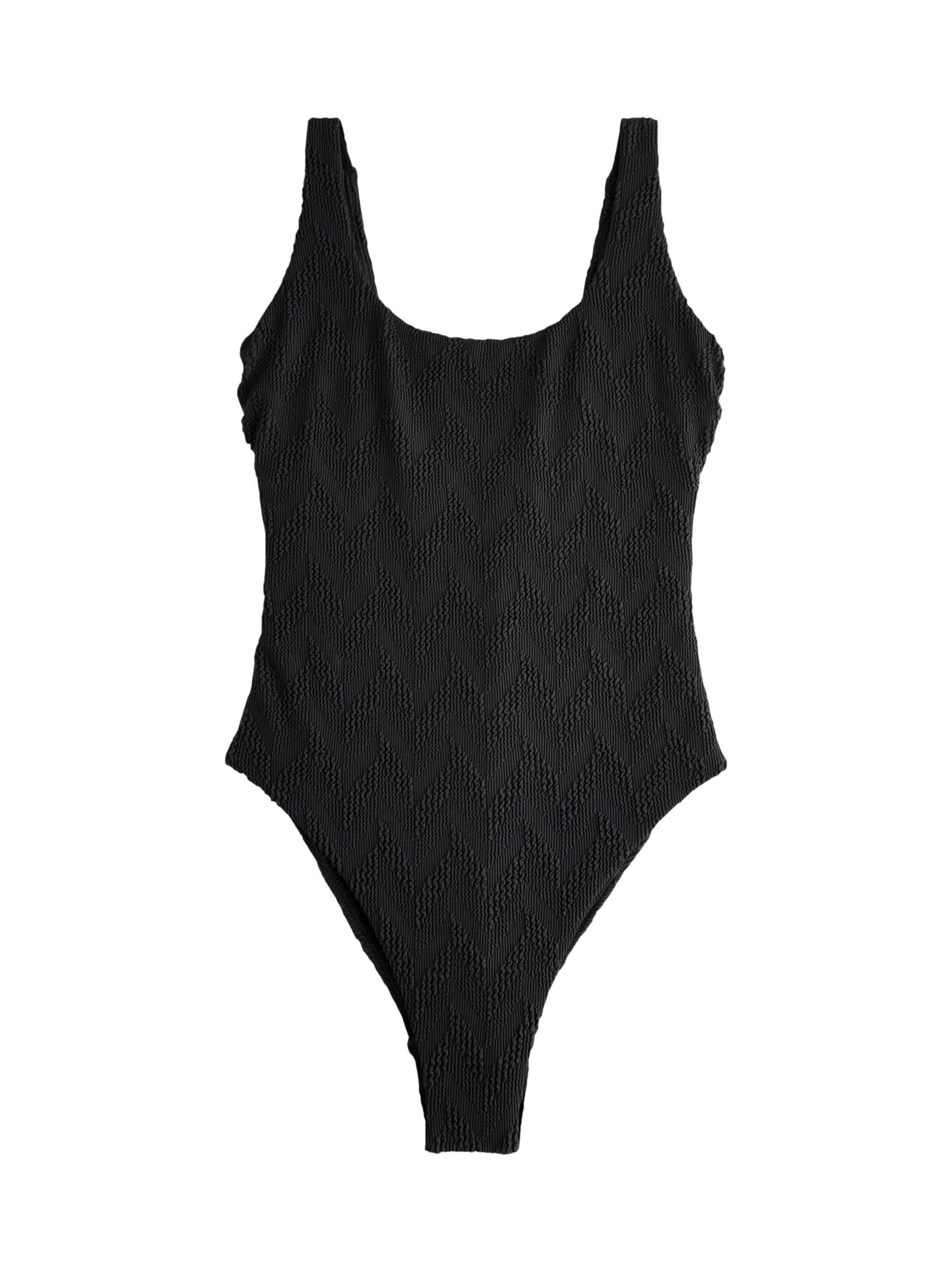 Next Корректирующий купальник в Черный: спереди