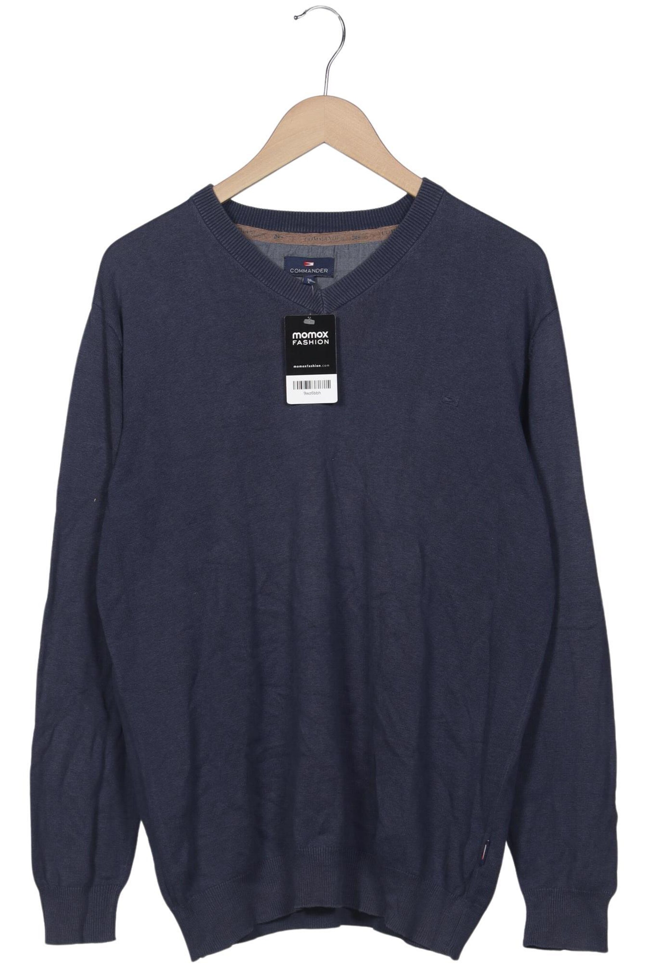 Commander Pullover L-XL in Blau: Vorderseite