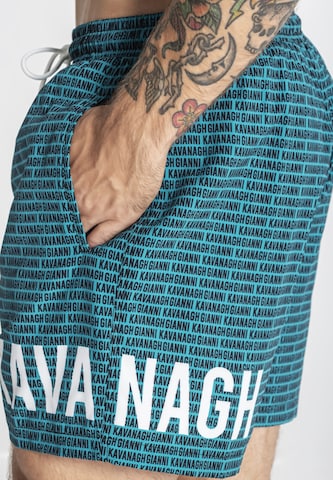 Gianni Kavanagh Badeshorts 'Replay' in Grün