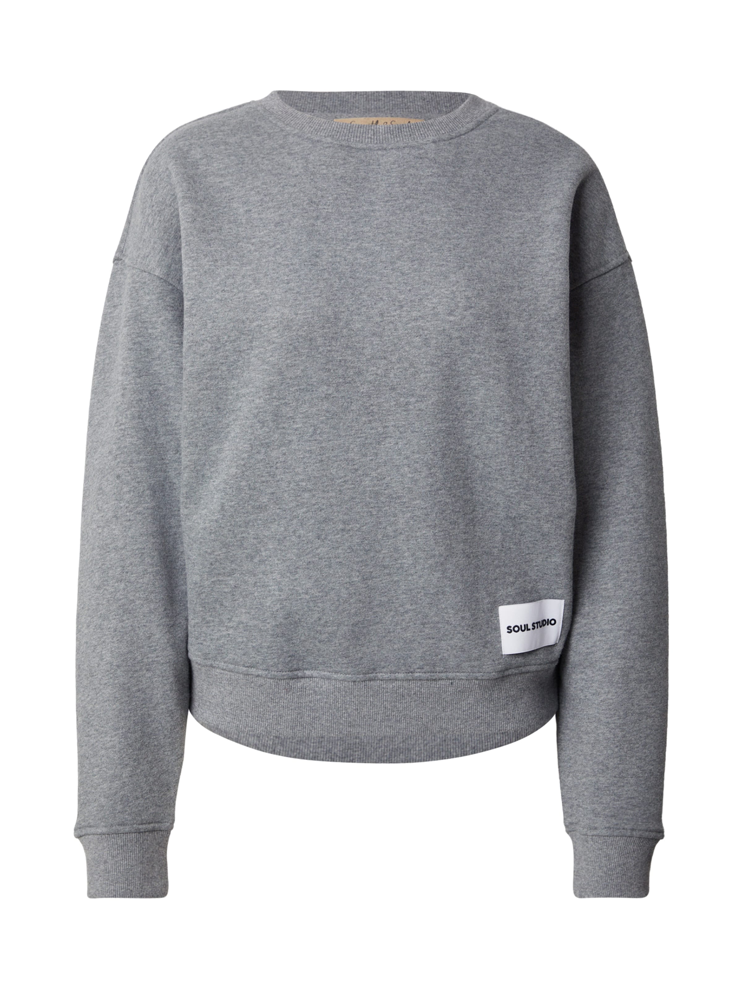Sweat-shirt 'Soul Studio' Smith&Soul en gris : devant