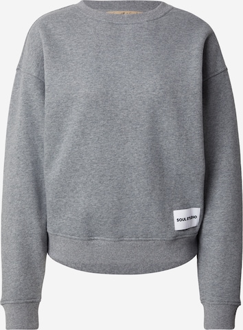 Smith&Soul Sweatshirt 'Soul Studio' in Grijs: voorkant