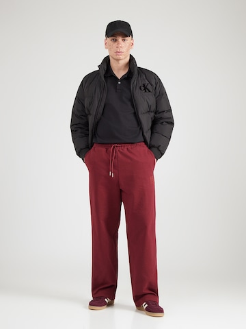 Loosefit Pantalon Calvin Klein en rouge
