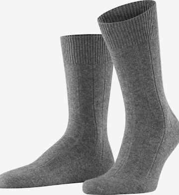 FALKE Socken 'Lhasa Rib' in Grau: Vorderseite