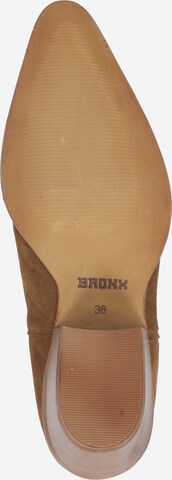 BRONX - Botas pelo tornozelo 'Jukeson' em castanho