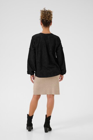 Cream Bluse 'Hilda' in Schwarz
