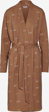 COVERS & CO Kimono in Brown: front