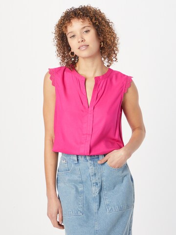 Camicia da donna di ONLY in rosa: frontale