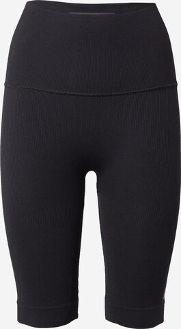 ADIDAS PERFORMANCE Skinny Workout Pants 'Formotion Sculpt Biker' in Black: front