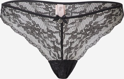 Boux Avenue String in schwarz, Produktansicht