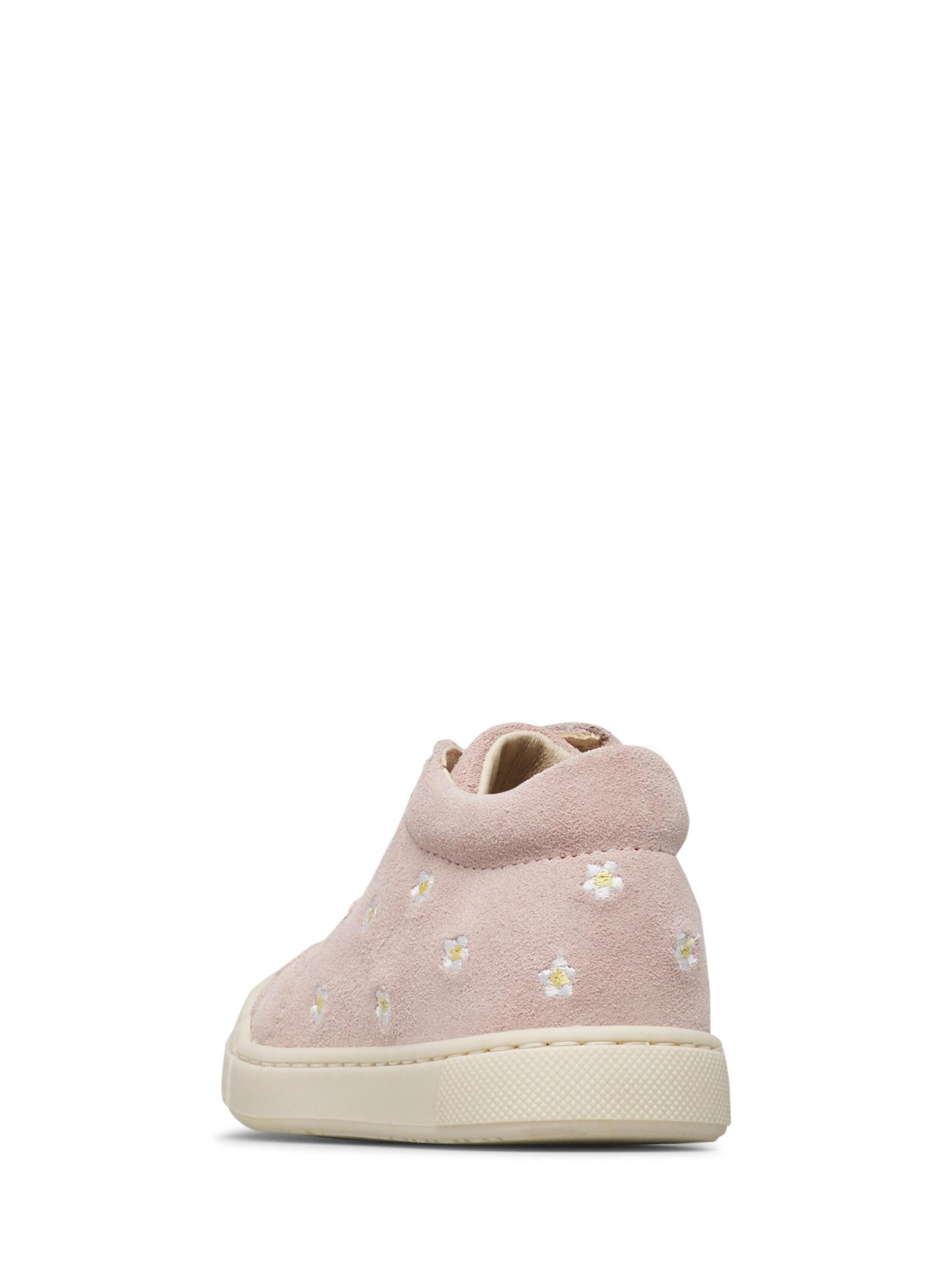 Falcotto Sneakers 'SNOPES EMBR.DAISIES ZIP' in Roze