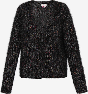 IZIA Strickjacke in Schwarz: Vorderseite