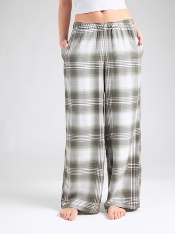 HOLLISTER Pizsama nadrágok - zöld: elől