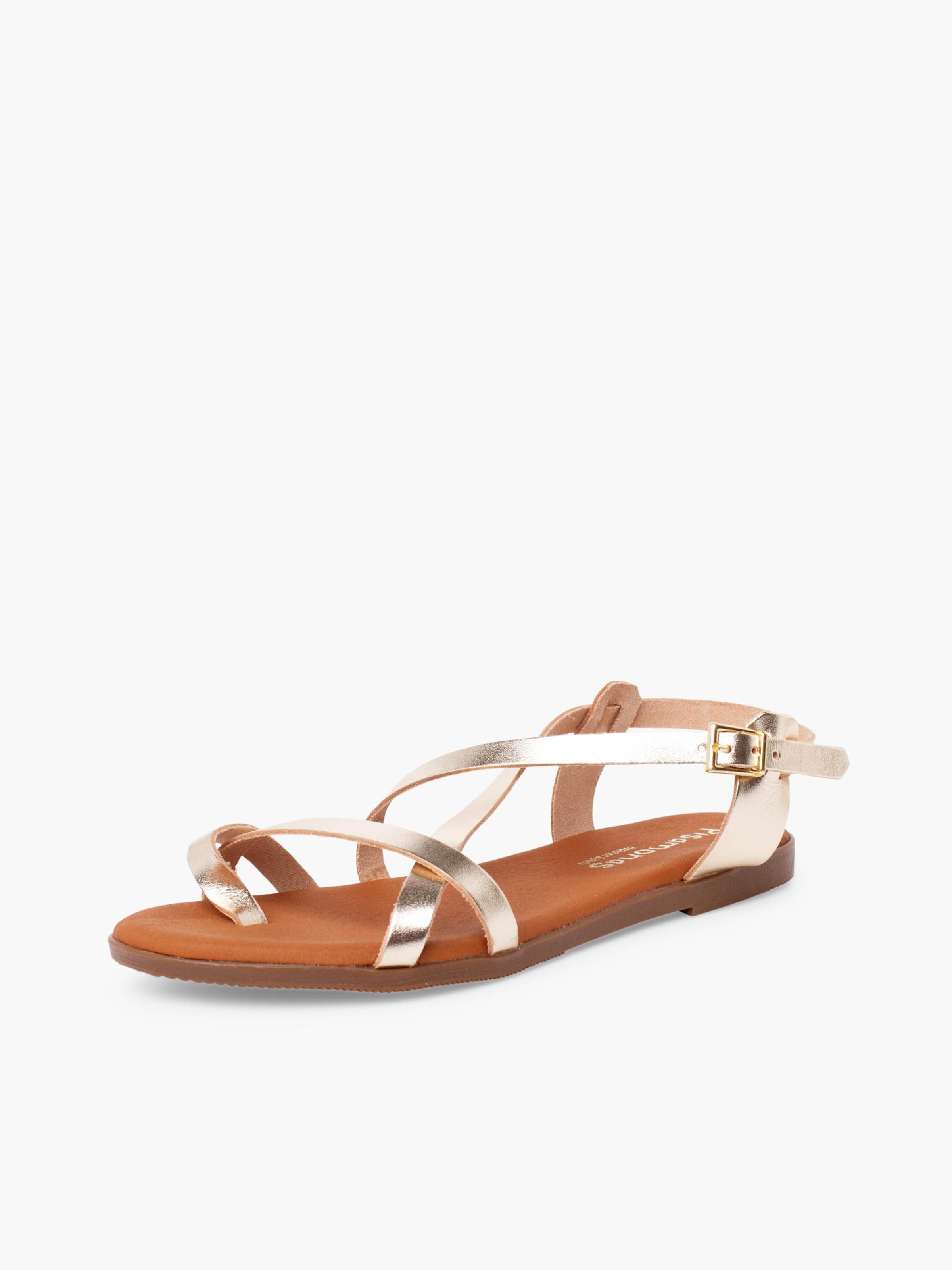 Pisamonas Sandal in Gold: front