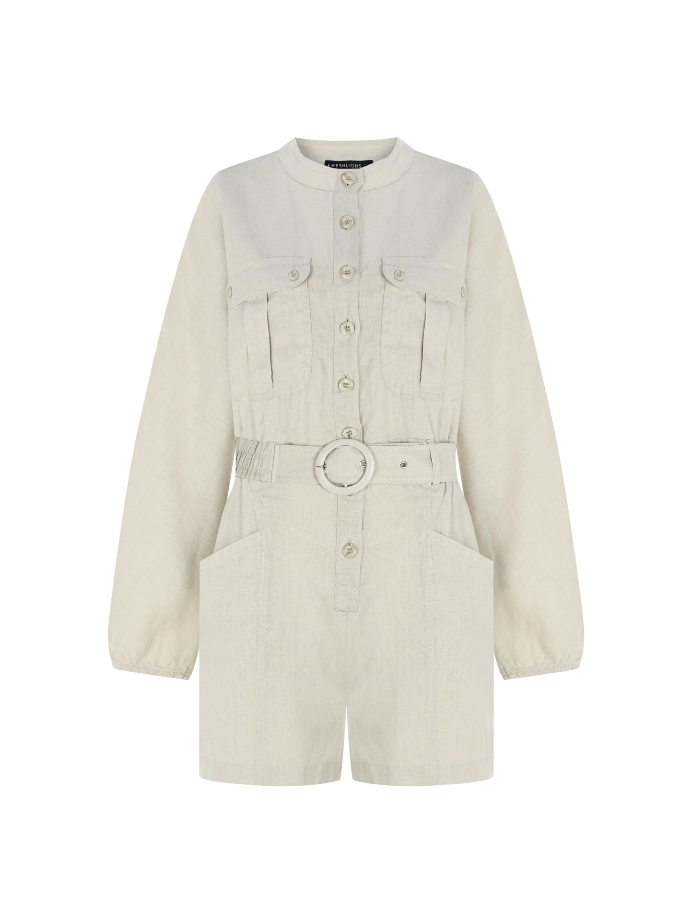 FRESHLIONS Jumpsuit 'Jade' in Beige: Vorderseite