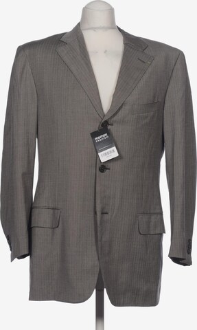 Ermenegildo Zegna Suit Jacket in M in Grey: front