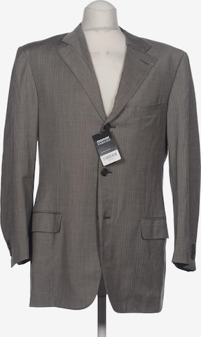 Ermenegildo Zegna Suit Jacket in M in Grey: front