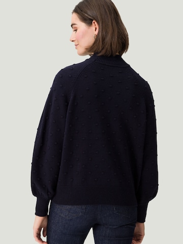 zero Pullover in Blau