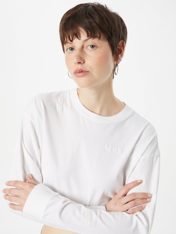 LEVI'S ® - Camiseta 'Graphic Cindy Ls Crop' en blanco