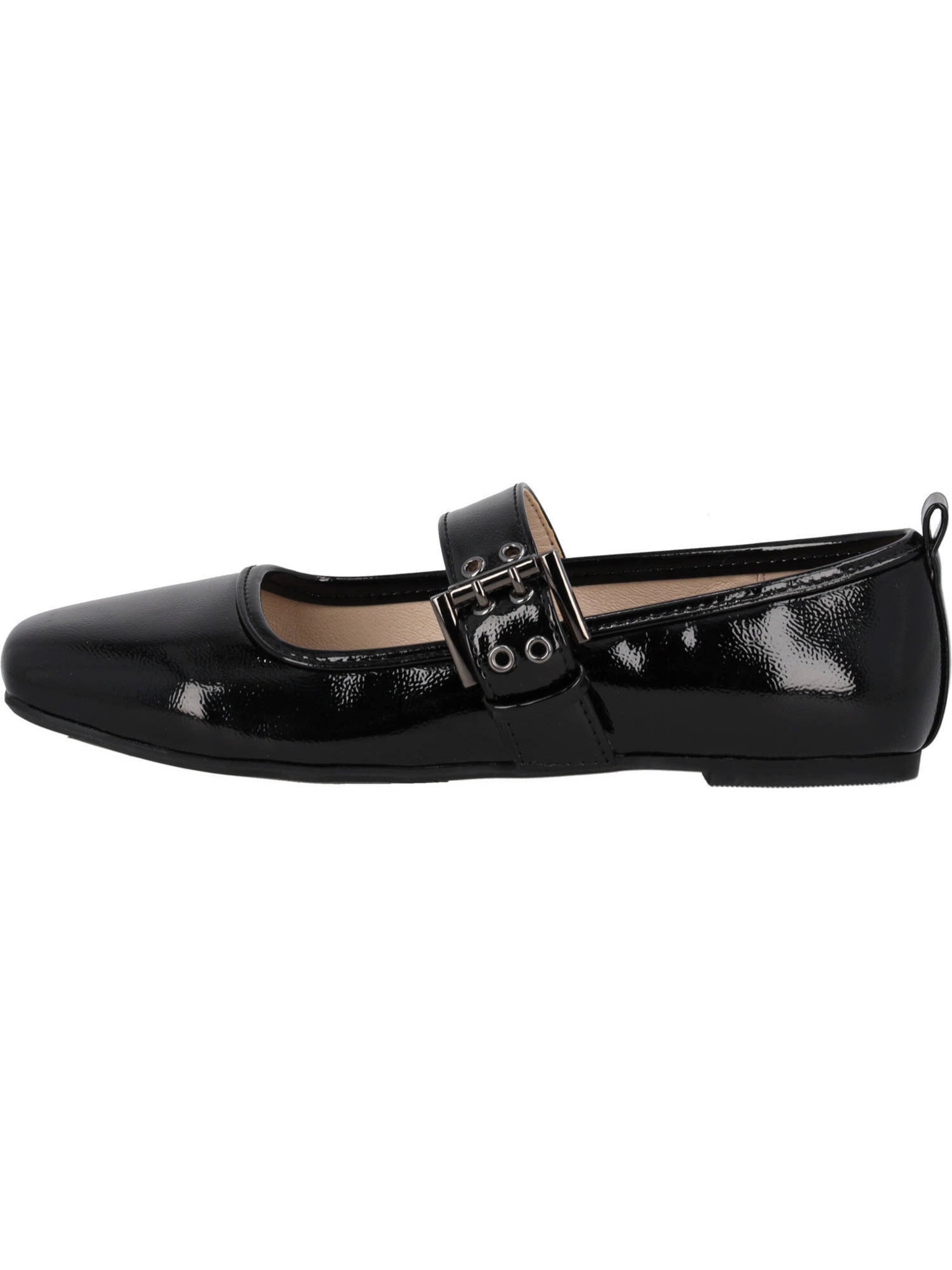 Palado by Sila Sahin Ballet Flats with Strap in Black