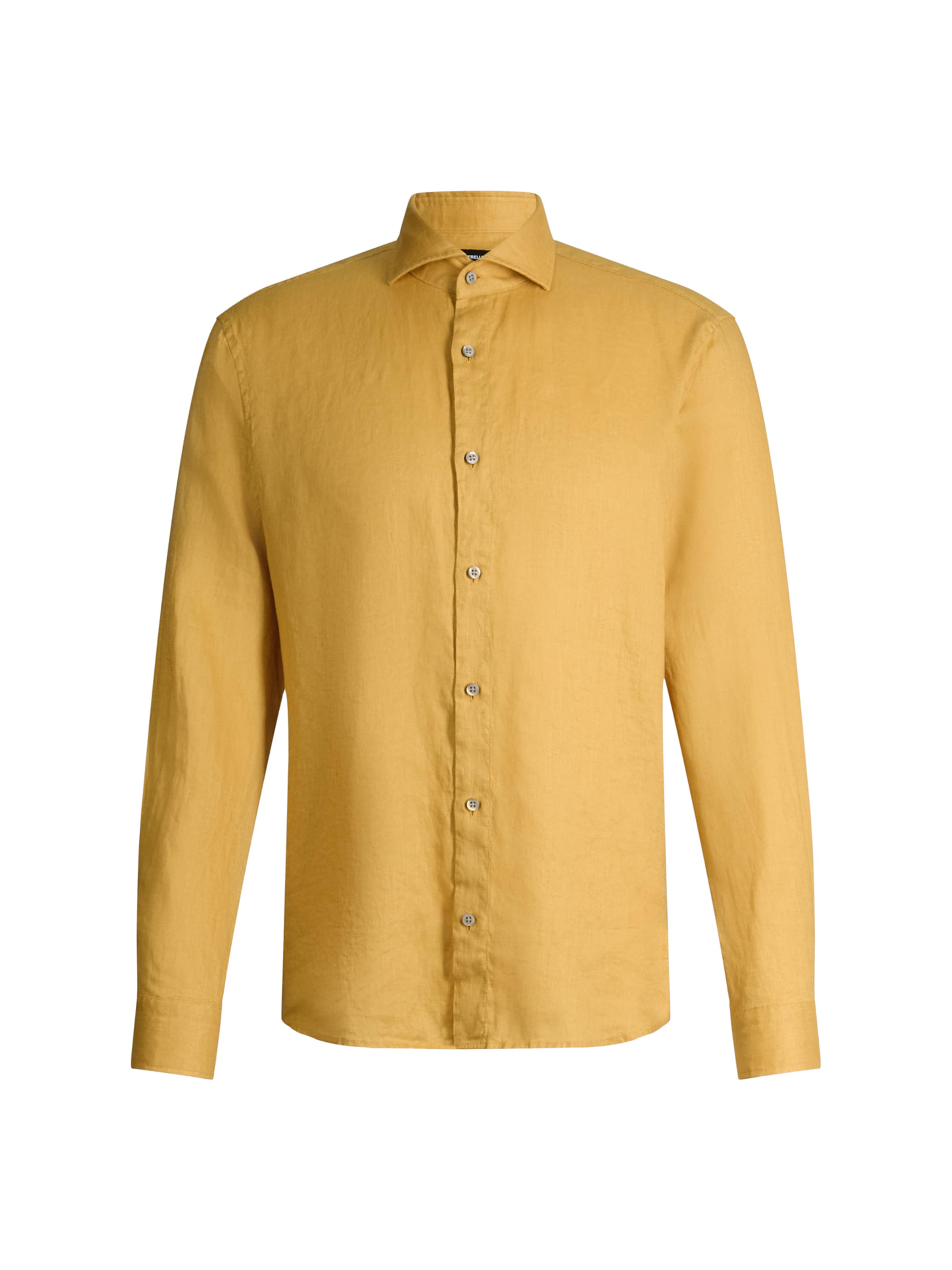 STRELLSON Button Up Shirt 'Ceasar' in Yellow: front
