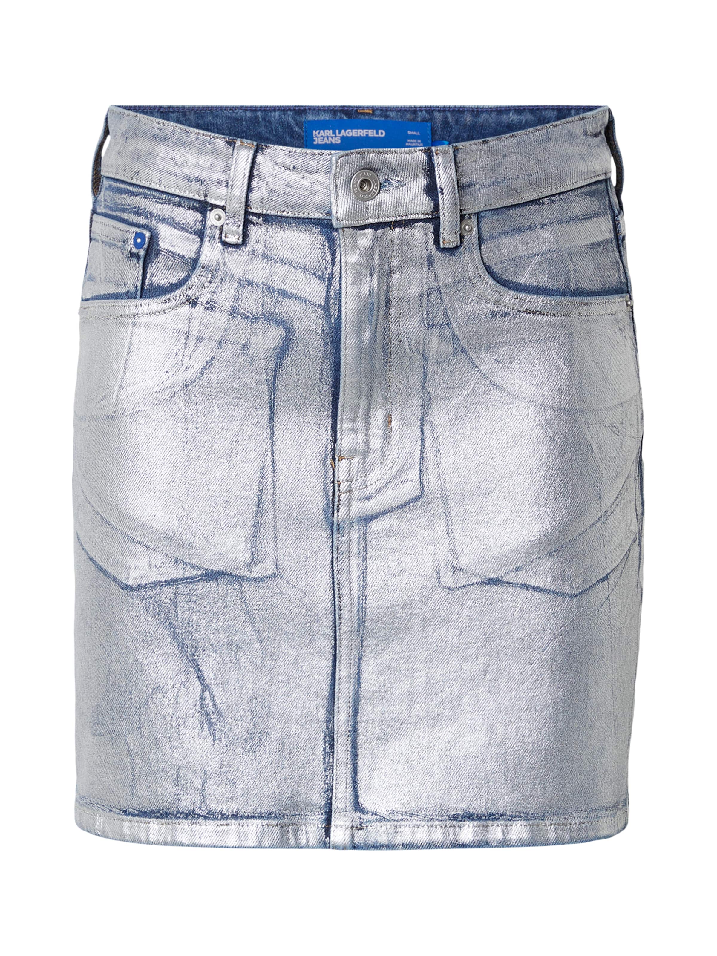 KARL LAGERFELD JEANS Rok in Blauw: voorkant