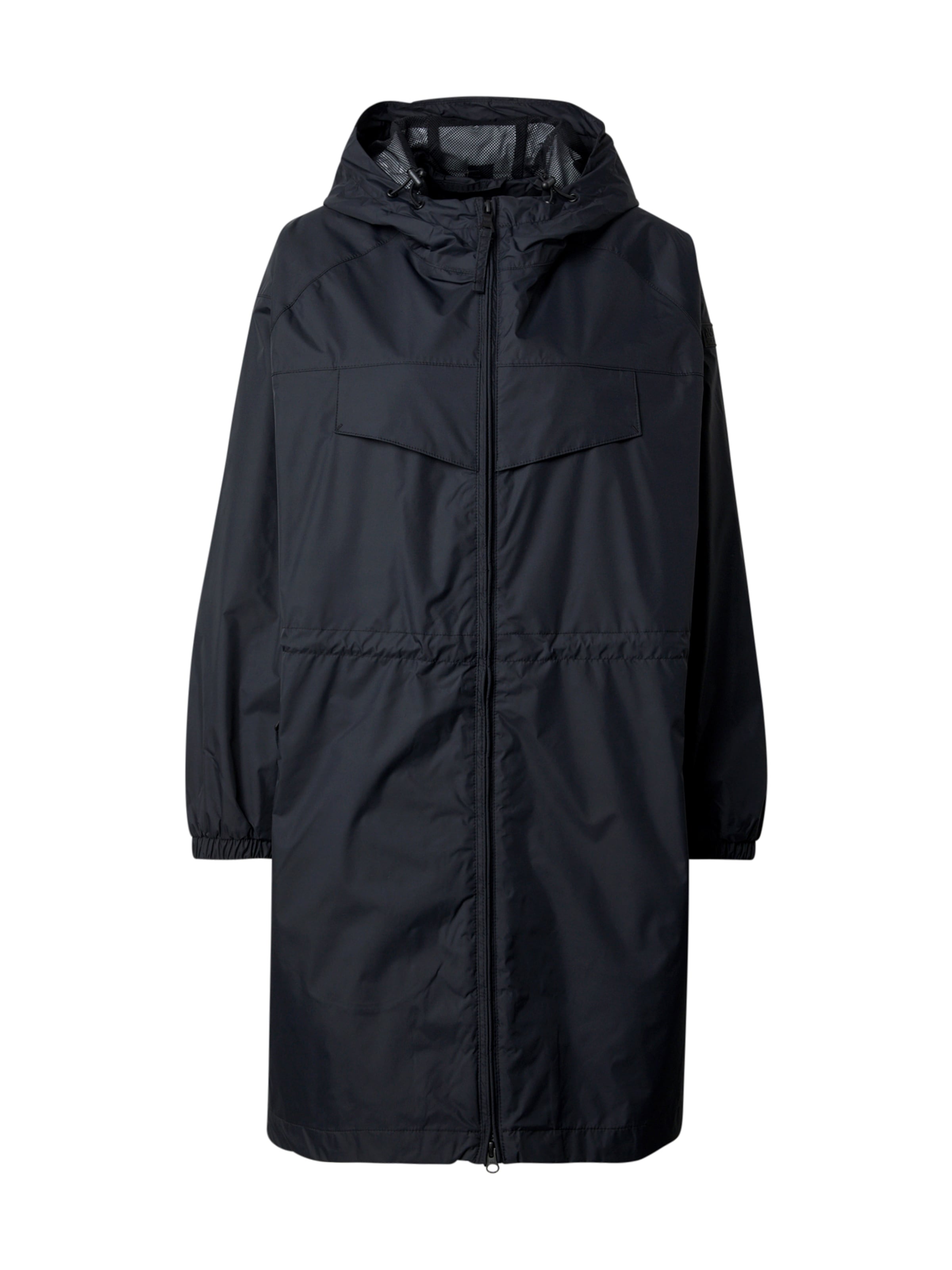 NAPAPIJRI Between-Seasons Parka &#x27;EPOCH&#x27; in Black: front