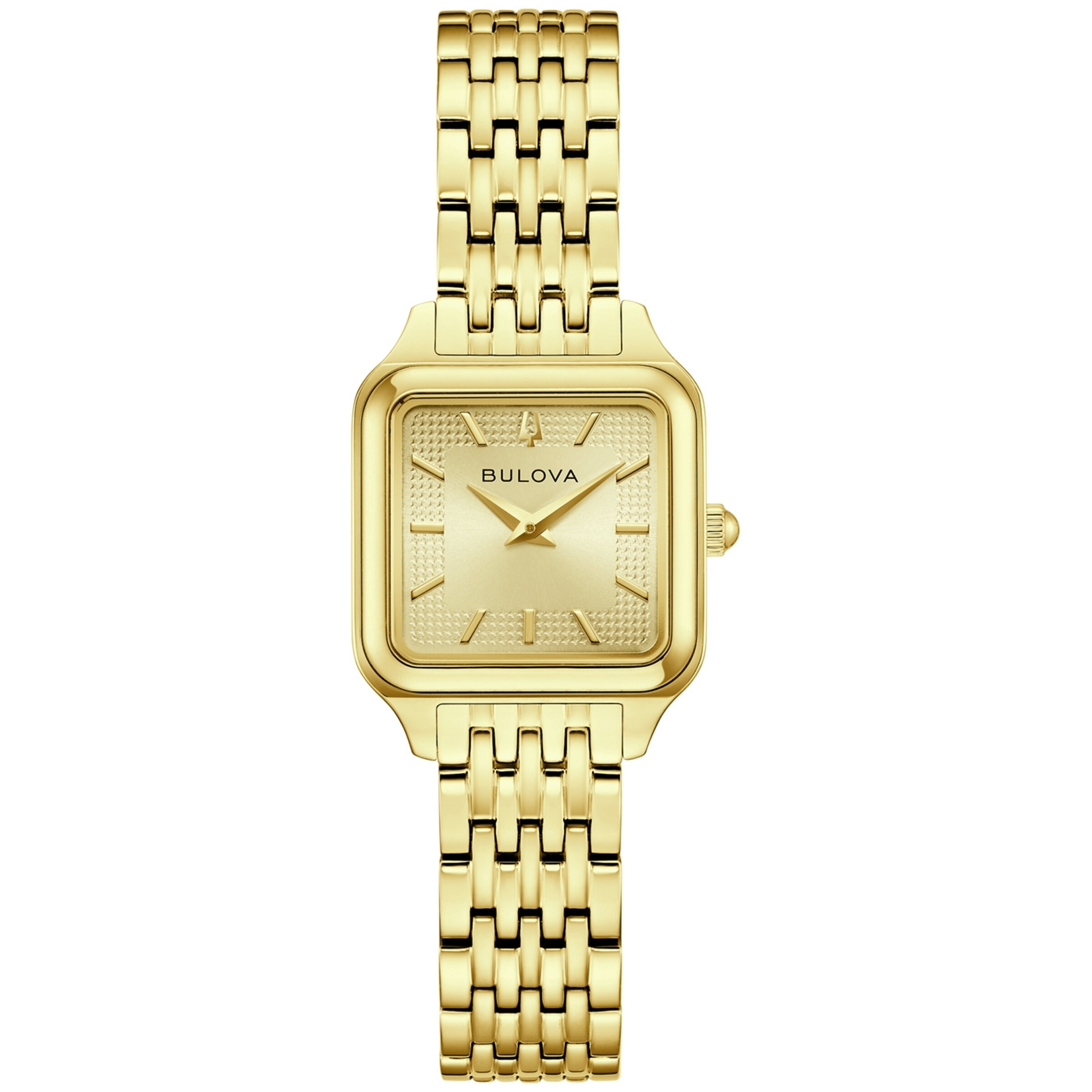 Bulova Uhr in Gold: Vorderseite