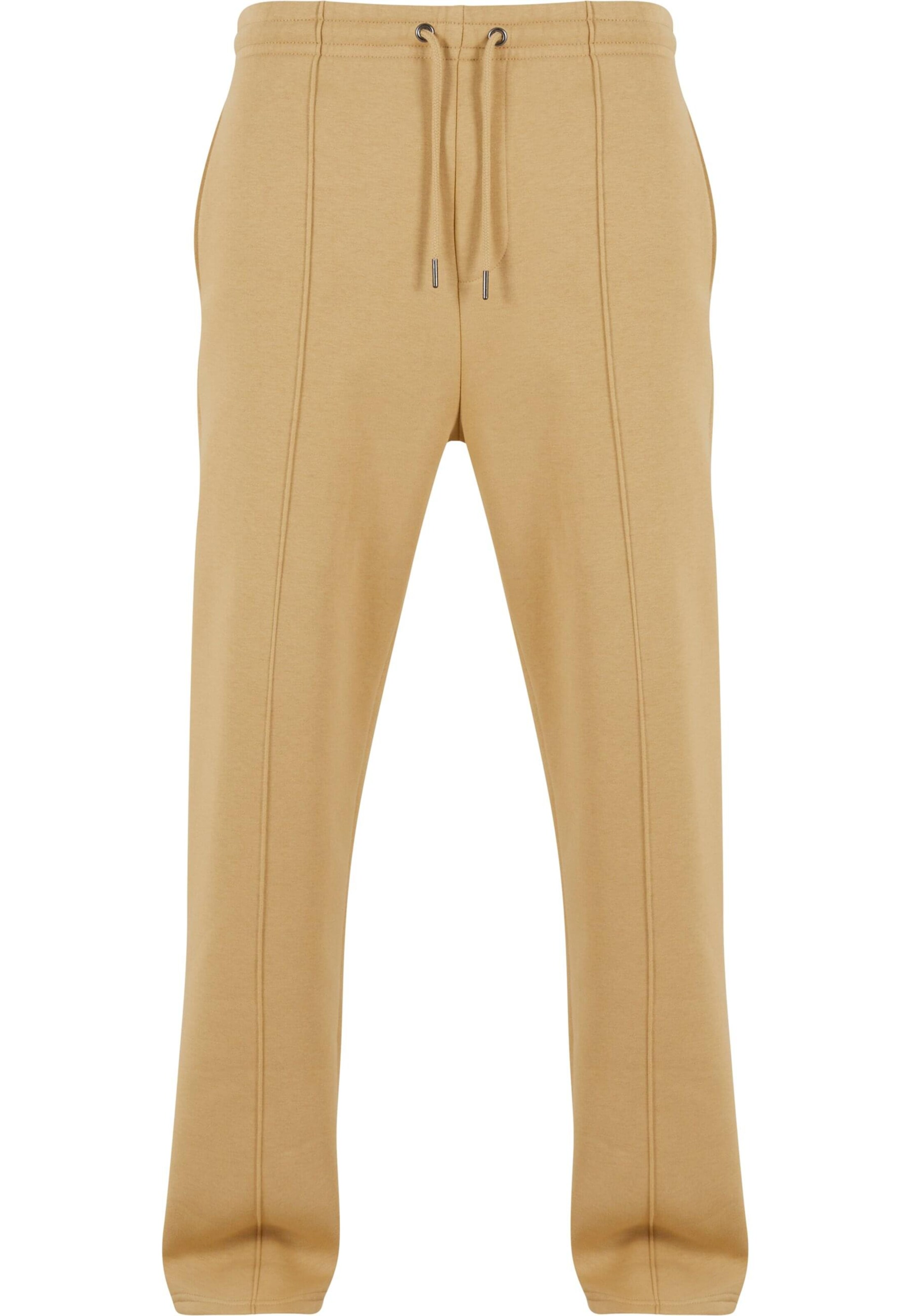 Urban Classics regular Παντελόνι φόρμας σε μπεζ: μπροστά