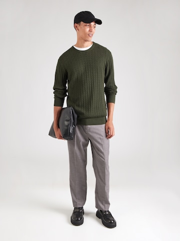 JACK & JONES Свитер 'JJEEMIL' в Зеленый